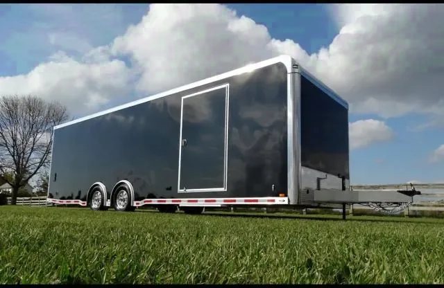 26FT FLAT FRONT CHARCOAL CAR TRAILER
