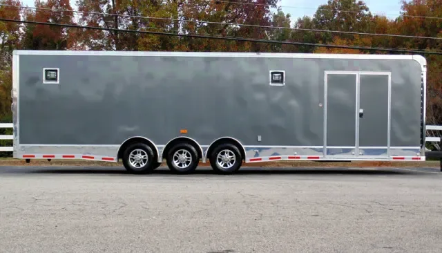 33FT CHARCOAL ENCLOSED CAR HAULER