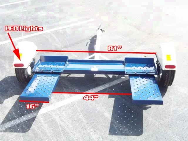 Master-Tow Car Dolly - Blue and White