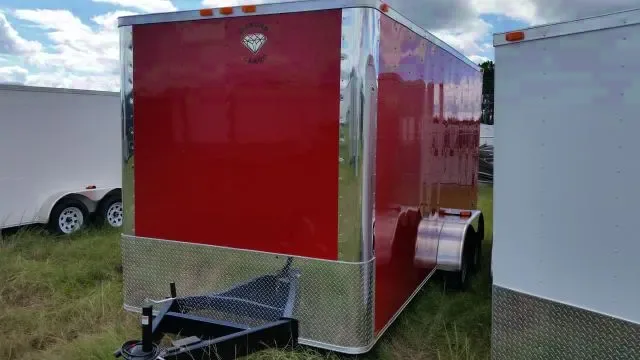 20ft T/A 5200# Axles Red