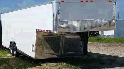 32ft Gooseneck Enclosed Auto Trailer