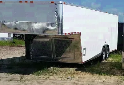 32ft Gooseneck Enclosed Car Hauler