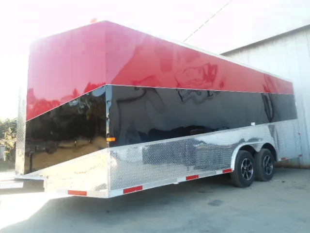 20ft Tri-Color Car Hauler, Red, Black and ATP