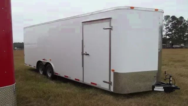 24ft Auto Trailer w/E-Track and D-Rings