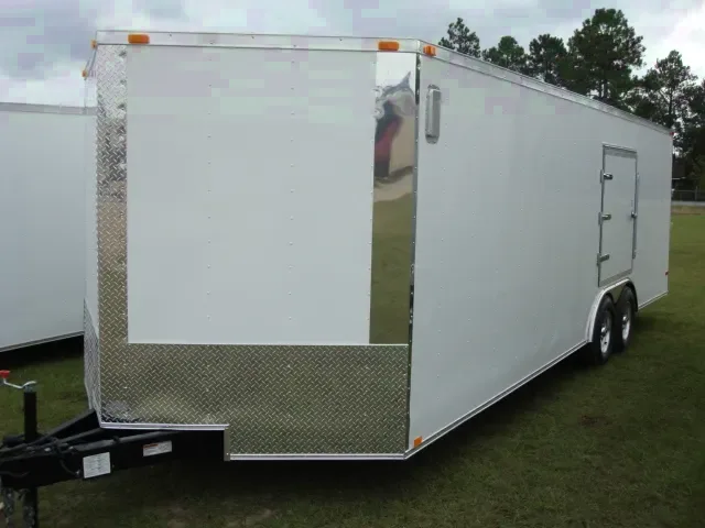 24FT CAR HAULER W/ESCAPE HATCH