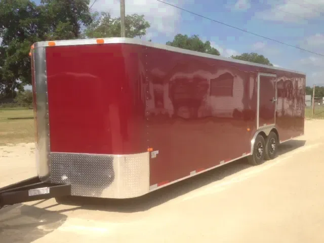 28ft Tandem 7000#  Axles - E-Track - Auto Hauler
