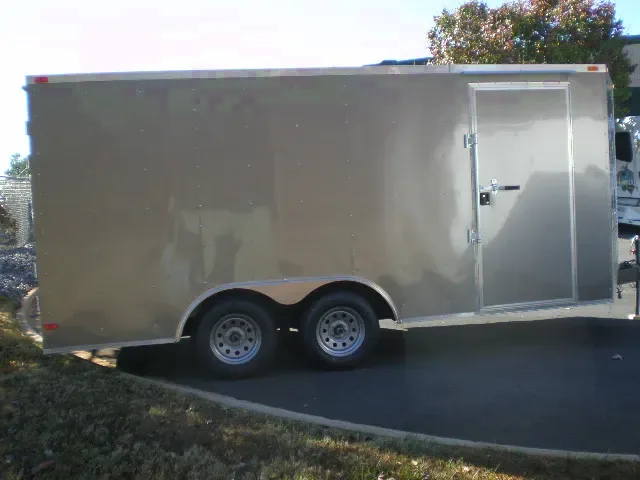 16ft Bumper Pull  Car Hauler w/V-Nose