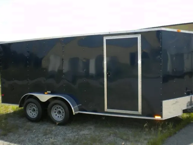 20ft TA V-Nose-Black Auto Trailer