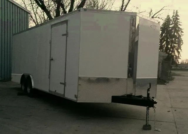 24ft Tandem 5200 lb Axles Cargo Trailer