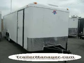 24ft CAR HAULER W/5200LB AXLES