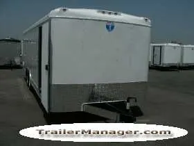24ft Auto Trailer w/Flat Front