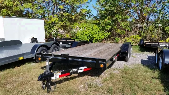 20ft Open Car Hauler w/Diamond Plated Fenders