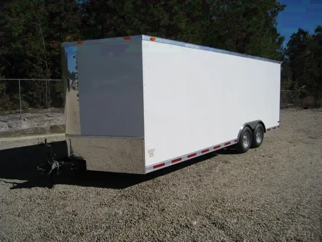20FT V-NOSE CAR HAULER W/STONE GUARD