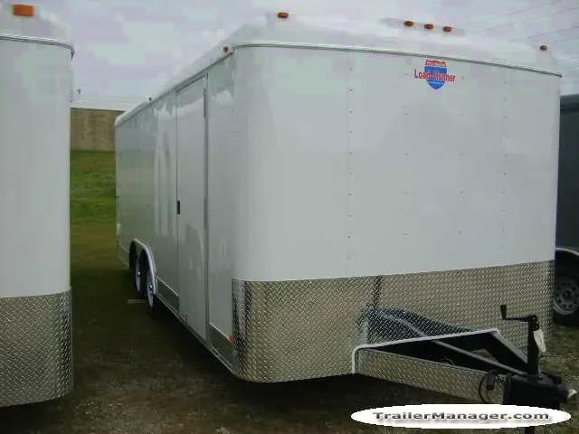 Flat Front 20ft Enclosed Car Hauler