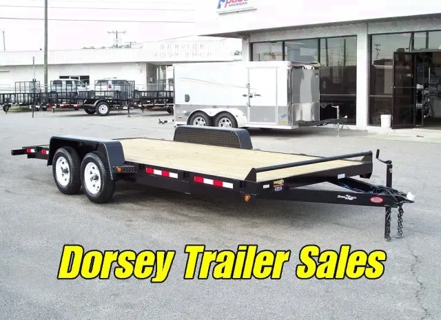 82 x 18 Wood Deck Car-Hauler, LED Lights