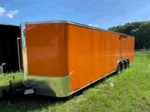 34FT ENCLOSED CAR HAULER W/ESCAPE DOOR