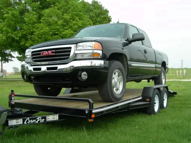 20ft Open Tandem Axle Auto Trailer