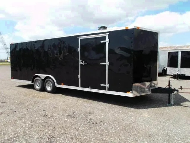 Black 20ft Car Hauler w/D-Rings