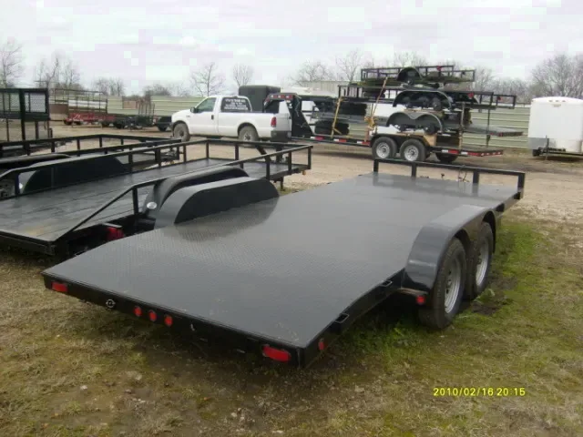 18ft Steel Floor Car Hauler