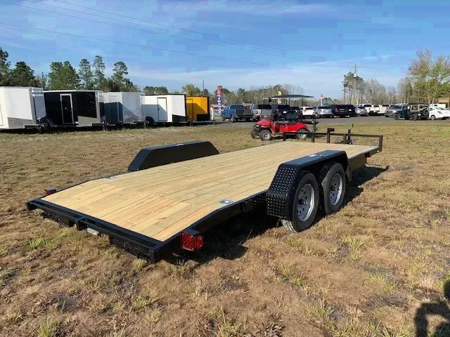 18FT OPEN BUMPER PULL CAR HAULER