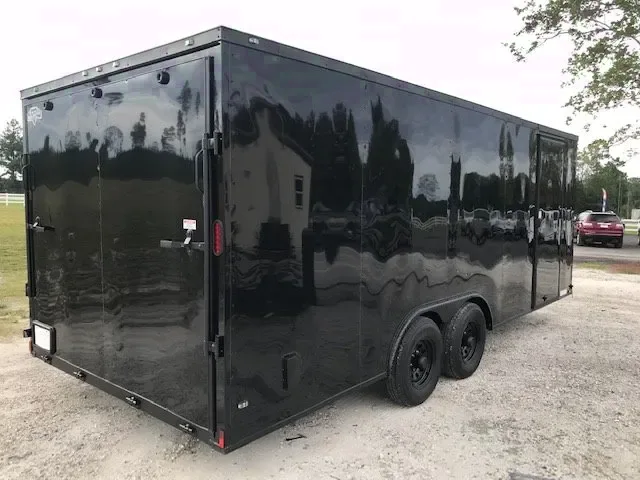 20FT TA Car Hauler-Blackout - RACE READY-LOADED