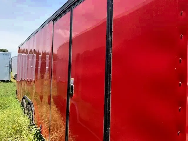 Black and Red 26FT TA Auto Trailer