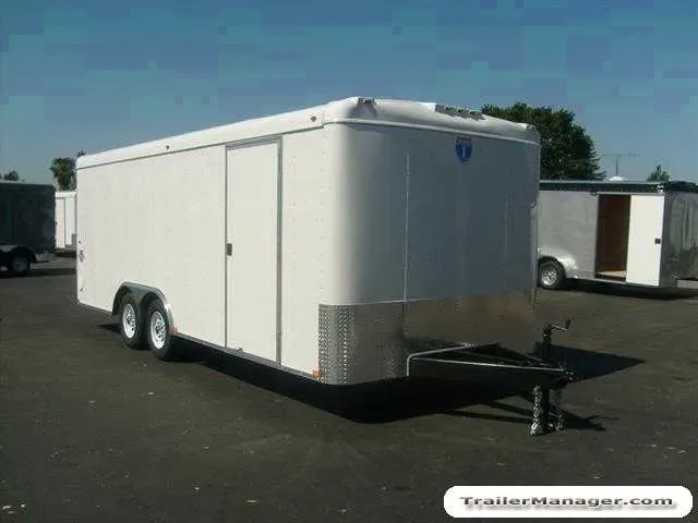 20ft Auto Hauler w/ Ramp Door