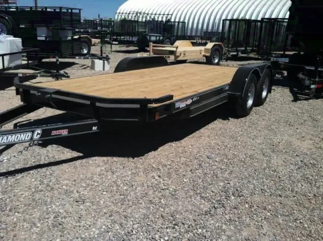 20ft Open Car / Racing Trailer-Wood Deck