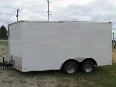 16ft Enclosed Car Hauler w/Tandem 3500lb Axles