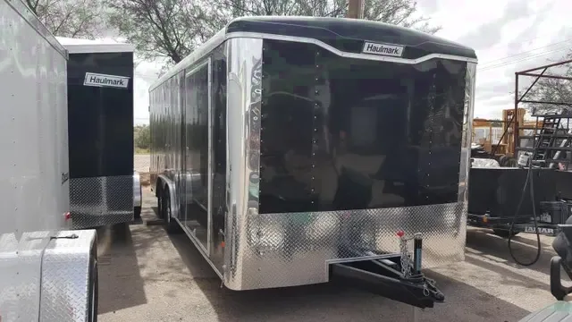 20ft Black Deluxe Car / Racing Trailer