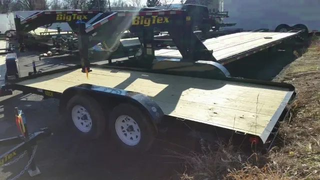 16FT OPEN CAR HAULER WITH 2-5200#  AXLES