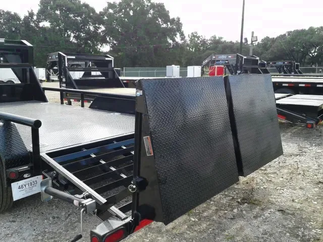 16FT OPEN CAR HAULER - STEEL FLOOR - GN