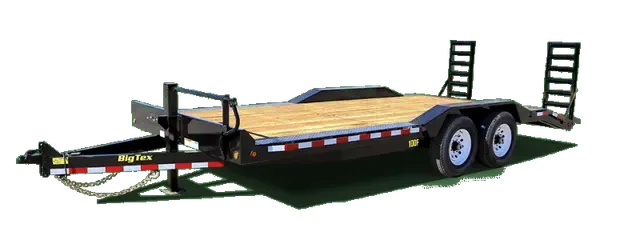 BLACK WOOD DECK  20FT CAR HAULER UTILITY