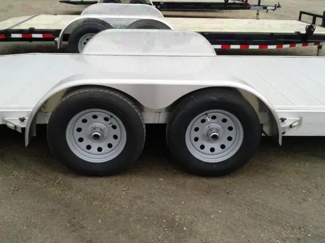 ALL ALUMINUM  20FT FOOT CAR HAULER