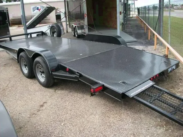 20FT Car Hauler with Diamond Plate Floors