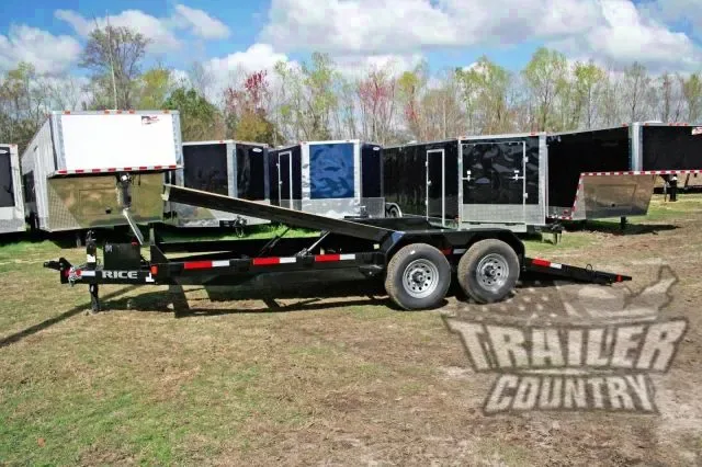 7' X 20' Robotic FULL tilt Car hauler Trailer