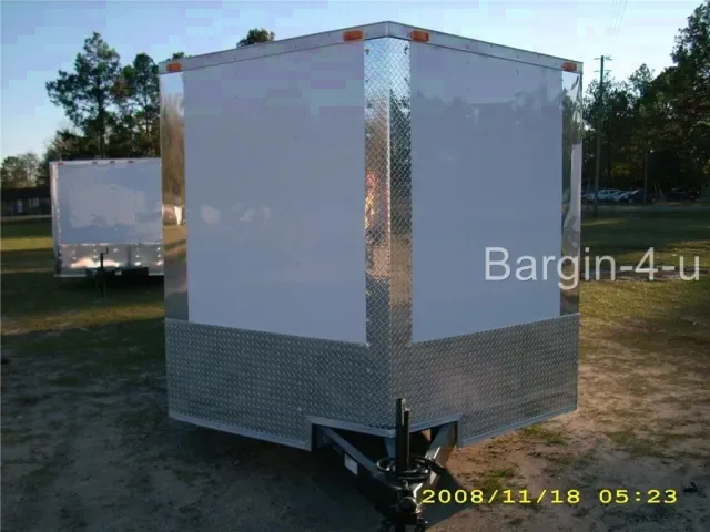 8.5x20 Enclosed Carhauler VNose Trailer - V-NOSE