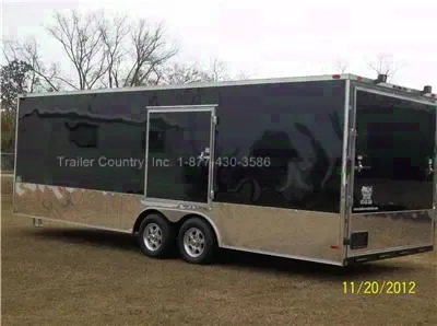 8.5 X 24 ENCLOSED CAR HAULER  - STAGE 2 RACING