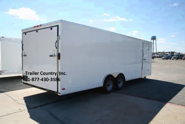8.5 X 24 ENCLOSED CAR HAULER TRAILER - Warranty