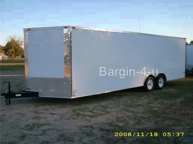 8.5x24 Carhauler Tandem 5000# Axles V-NOSE