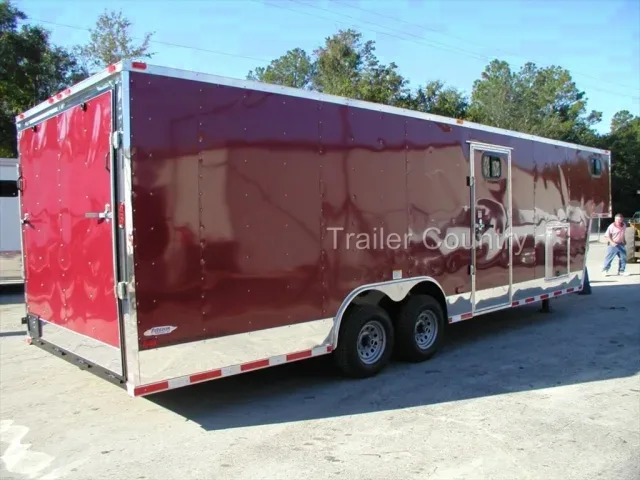Gooseneck 8.5 X 32 V-Nose 5th Wheel Cargo Trailer