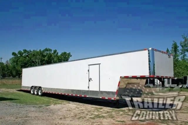 8.5 X 52' ENCLOSED GOOSE-NECK CARGO CAR HAULER