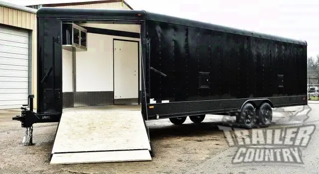 8.5 X 29 ENCLOSED Heavy Duty Trailer/Car Hauler