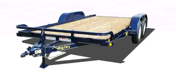 16ft Tandem Axle Car Hauler Wood Deck