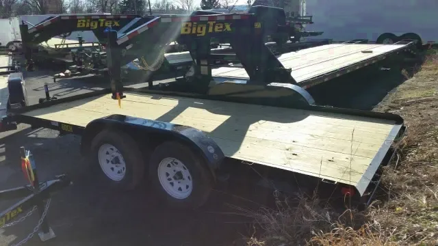 16ft Tandem Axle Car Hauler-Black Wood Deck