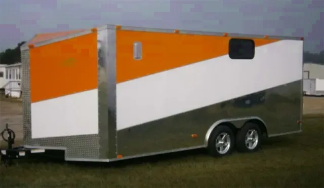 20ft Toy Hauler camping trailer -Tri-Color