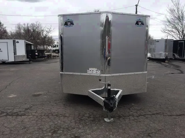 20ft Silver V-nose Enclosed Car Hauler