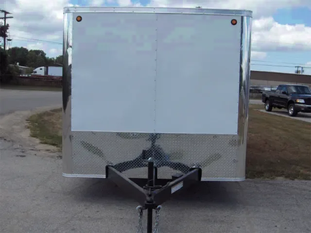 24ft Enclosed car cargo bike hauler -Flat Front