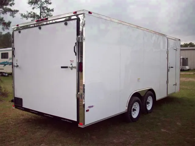 24ft Enclosed Car Trailer w/- (2)3500b axles