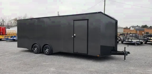 Charcoal Race Trailer 24ft w/Blackout Trim